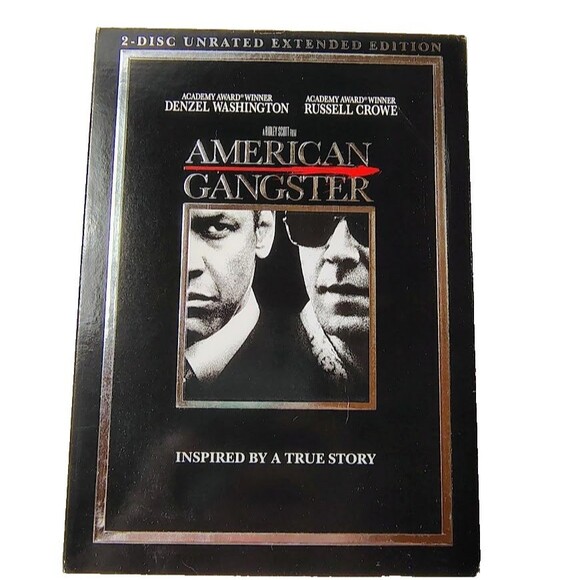 American Gangster (DVD, 2-Disc Set Denzel Washington/Russell Crowe New - Picture 1 of 2